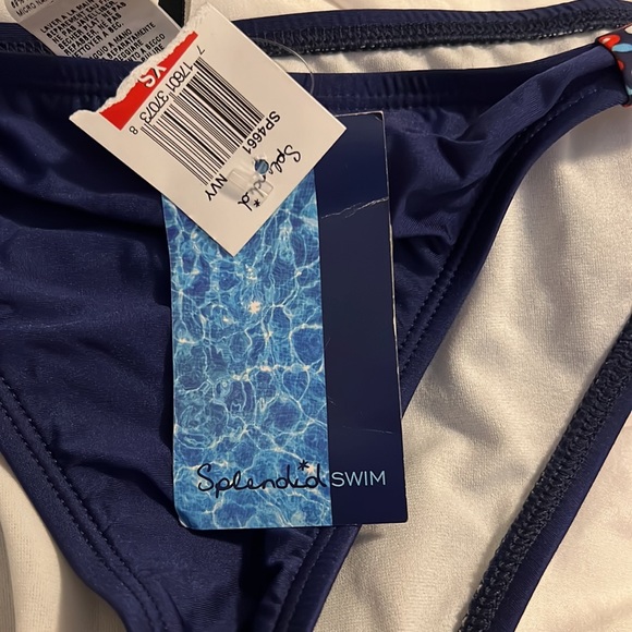Splendid Navy NWT blue bikini bottom ~ size XS - Picture 4 of 5